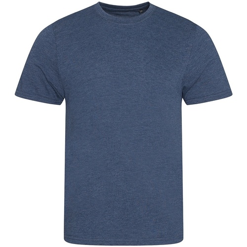 VêAsymmetric Homme T-shirts manches longues Awdis JT001 Bleu