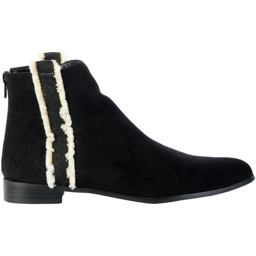 Chaussures Femme Boots Culottes & autres bas Bottines Noir