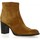 Chaussures Femme Boots Spaziozero Boots cuir velours Marron