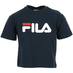 Vêtements Femme T-shirts manches courtes Fila Fila terry cropped t-shirt in yellow Wn's bleu