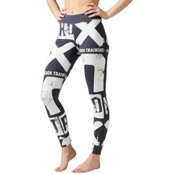 Vêtements Crossfit Pantalons Reebok Sport Boldface Graphite, Blanc