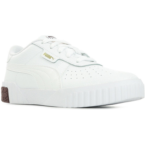 Chaussures Fille Baskets mode Puma Cali PS Blanc