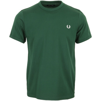 Vêtements Homme T-shirts manches courtes Fred Perry Ringer T-Shirt vert