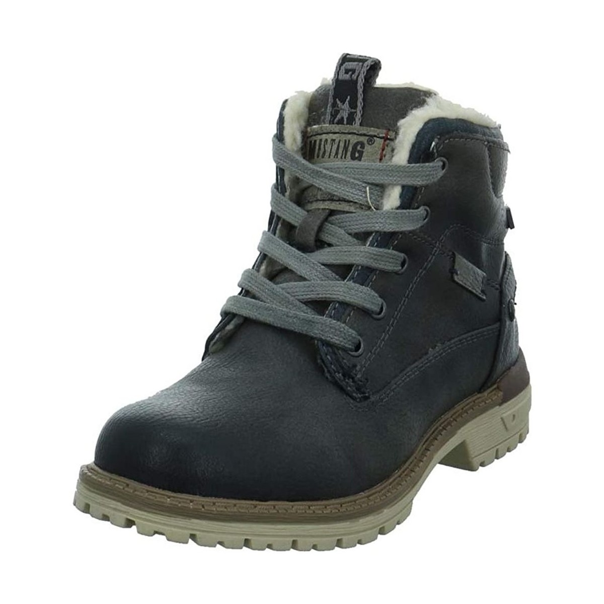 Chaussures Fille Bottines Mustang 5051-605 Gris
