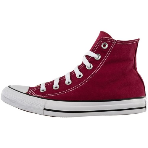 Chaussures Converse chuck taylor all star hi 607 maroon rouge - Chaussures Basket montante Femme 74 