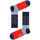 Sous-vêtements Chaussettes Happy socks Stripes and dots sock Multicolore