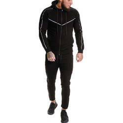 Vêtements Homme Pantalons de survêtement Monsieurmode Ensemble de jogging sport Survêt 13106 noir Noir