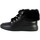Chaussures Femme Baskets montantes Geox Basket Montante D Rubidia C - Nappa+ Synt.Fur Noir