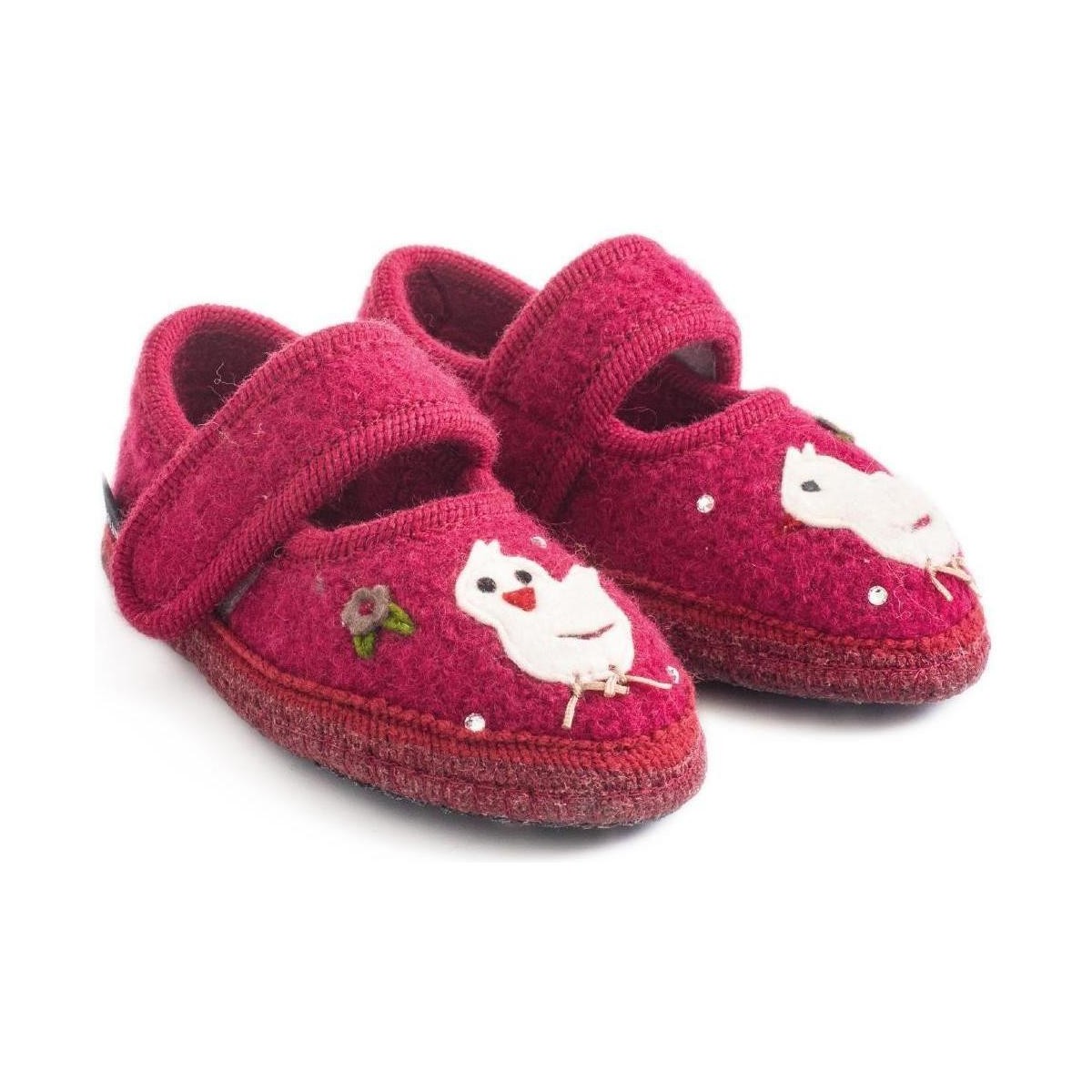 Chaussures Enfant Chaussons Haflinger 67306160 Rouge