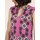 Vêtements Femme Robes Admas Robe estivale sans manches Art Deco fuchsia Rose