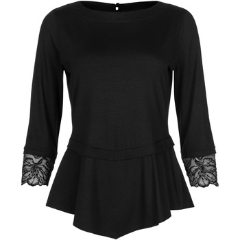Vêtements Femme TOOBONE : logistique et transport Lisca Top manches trois-quarts Impressive noir Noir