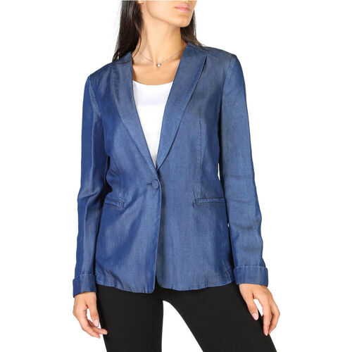 Emporio Armani - 3y2g1r2d26z Bleu - Vêtements Vestes / Blazers Femme 222,01  €