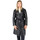 Vêtements Femme Blousons L'univers Du Luxe Veste longue  ref_50115 Noir Noir