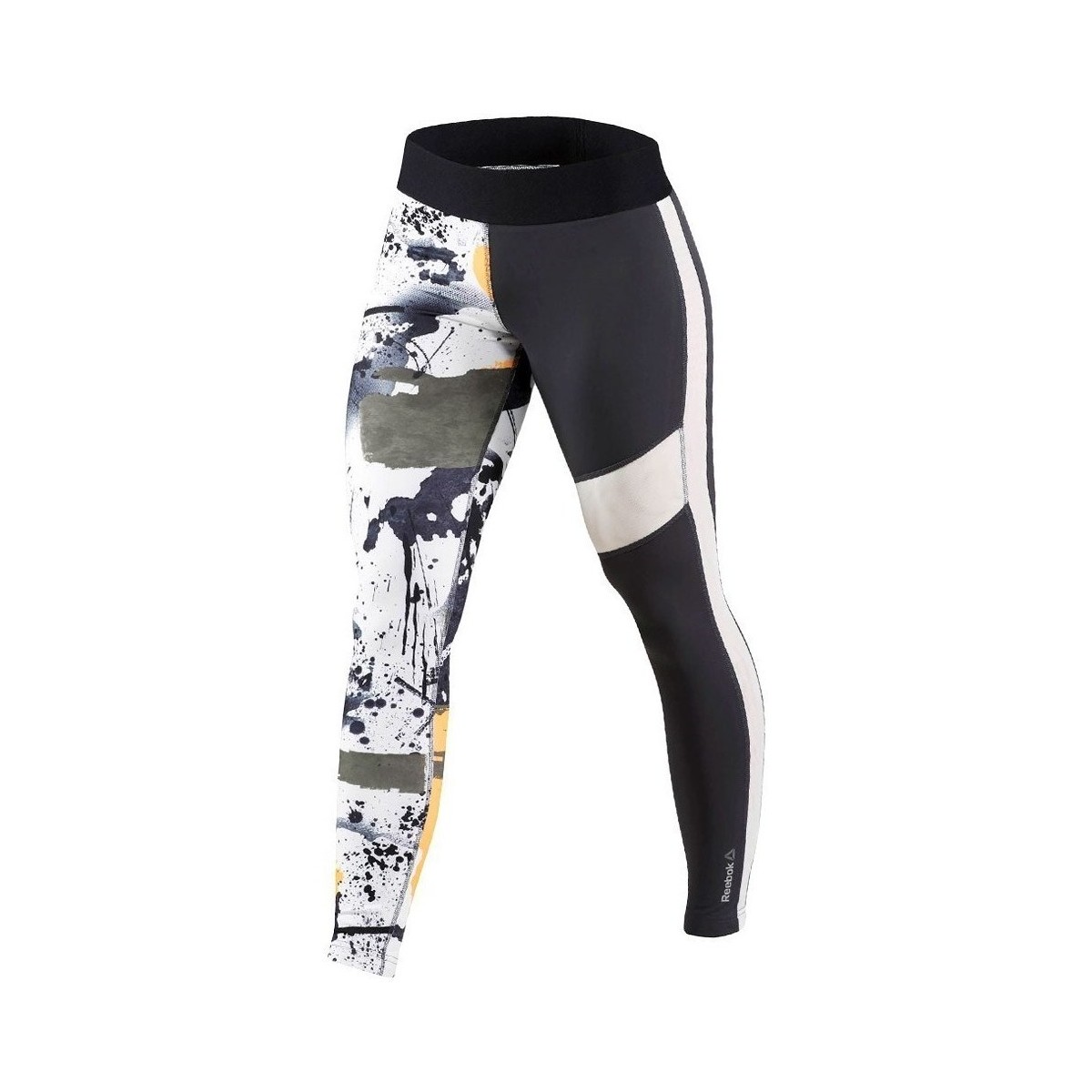 Vêtements Femme Pantalons Reebok Sport Elite Tight Gris, Blanc, Noir