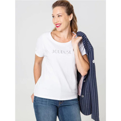 Vêtements Femme T-shirts manches courtes TBS Tee-shirt KATELTEE Blanc
