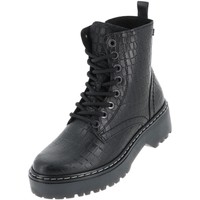 Chaussures Femme Baskets mode Bullboxer Boot w noir cuir Noir