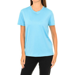 Vêtements Femme T-shirts manches courtes Calvin Klein Jeans T-shirt à manches courtes Calvin Klein Bleu