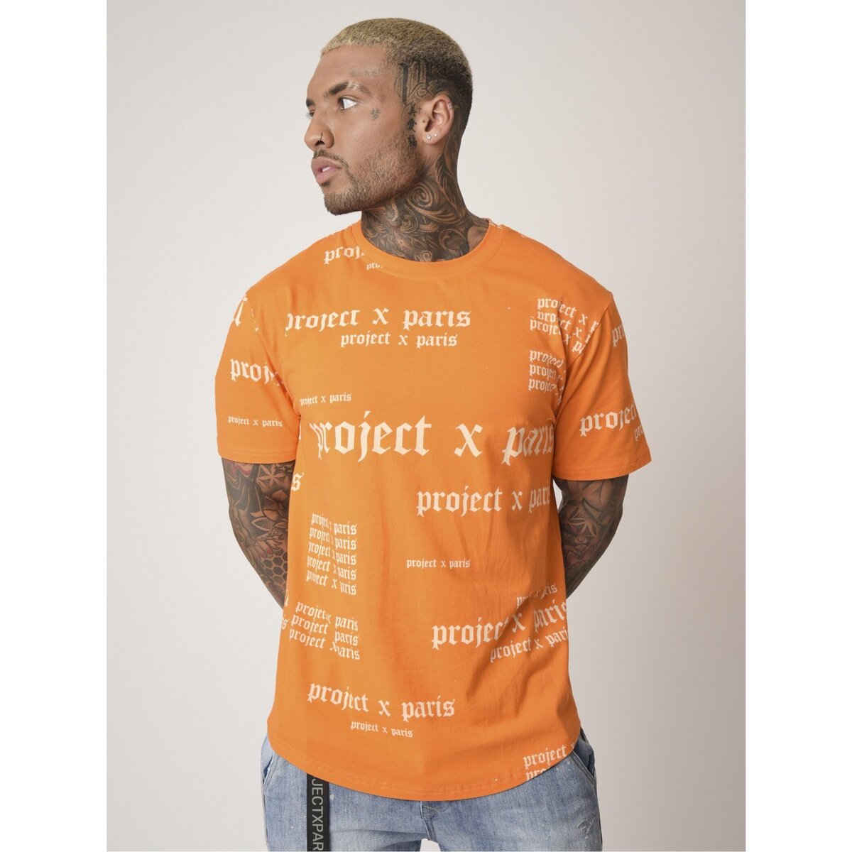 Vêtements Homme T-shirts & Polos Project X Paris Tee Shirt 2010136 Orange