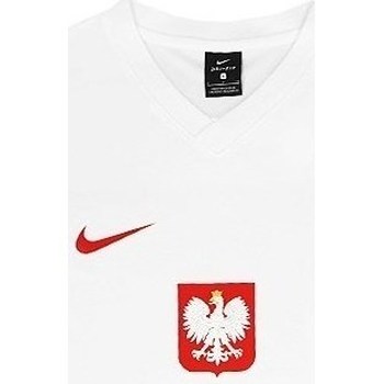 Vêtements Homme T-shirts Grey manches courtes Nike Polska Breathe Football Blanc