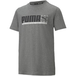 Vêtements Enfant T-shirts LOGO manches courtes Puma T-shirt Active Graphic gris