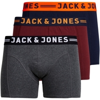 Sous-vêtements Garçon Boxers Jack & Jones 12149294 JACLICHFIELD TRUNKS 3 PACK NOOS JR Multicolor Multicolor