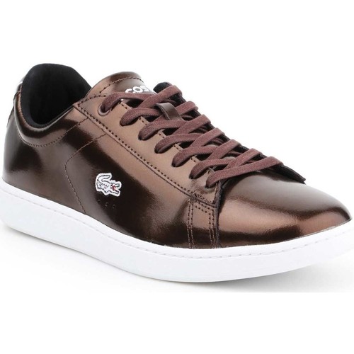 Chaussures Femme Baskets basses Lacoste Synthetic Carnaby Evo 7-30SPW4110DB2 Marron