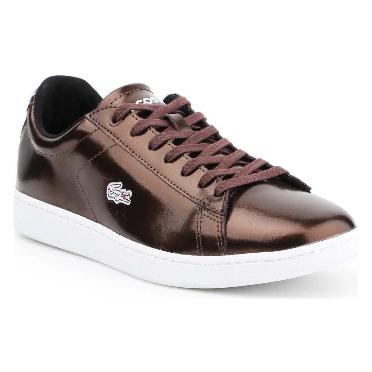 Chaussures Femme Baskets basses Lacoste Carnaby Evo 7-30SPW4110DB2 Marron