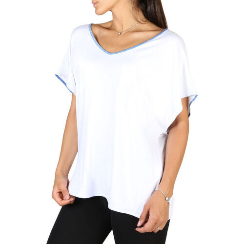 Vêtements Femme T-shirts manches courtes GIORGIO ARMANI ETUI NA KARTYA7 - 3ytt53_tj40z Blanc