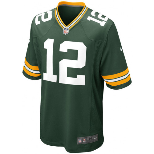 Vêtements T-shirts manches Pulse Nike Maillot NFL Aaron Rodgers Gree Multicolore
