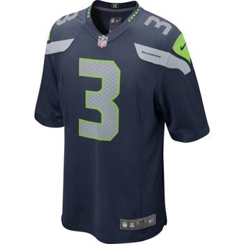Vêtements T-shirts manches Pulse Nike Maillot NFL Russell Wilson Sea Multicolore
