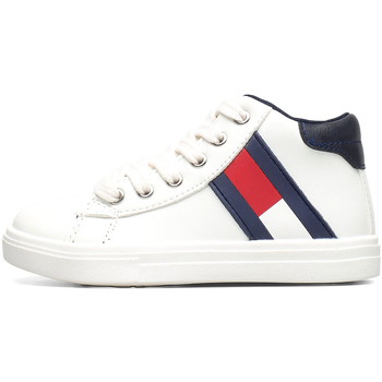 Chaussures Enfant Baskets mode Tommy Hilfiger - Polacchino bianco/blu T1B4-30905 Blanc