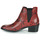 Chaussures Femme Boots Fericelli NIAOW Noir / rouge