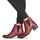 Chaussures Femme Bottines Fericelli NIAOW Noir / rouge