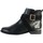 Chaussures Femme Boots The Divine Factory Bottines QL4027 Noir