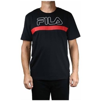 Vêtements Homme T-shirts manches courtes Fila FILA Fusion RT70 Purple Epilobium Rouge, Noir