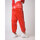 Vêtements Femme Pantalons de survêtement Rideaux / stores Jogging F204032 Rouge