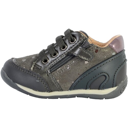 Chaussures Fille Baskets basses Geox Basket  Each Gris