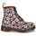 Chaussures Femme Boots Dr. Martens 1460 PASCAL Noir / Blanc / Rouge