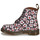 Chaussures Femme Boots Dr. Martens 1460 PASCAL Noir / Blanc / Rouge