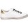 Chaussures Fille Baskets basses Dianetti Made In Italy I9869 Basket Enfant Or blanc Multicolore