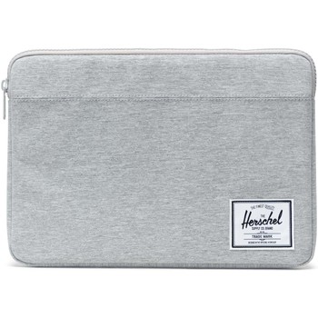 sac ordinateur herschel  anchor sleeve for macbook light grey crosshatch - 15'' 