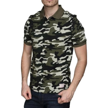 Vêtements Homme Polos manches courtes Guess Dylan ss polo Camouflage