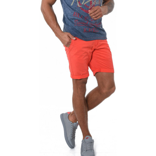 Kaporal Bermuda Homme Romer Ketchup Rouge - Vêtements Shorts / Bermudas  Homme 49,00 €