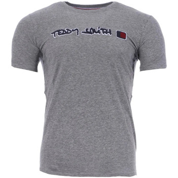 Vêtements Homme Tee-shirt Ticlass Basic Mc Teddy Smith 11014740D Gris