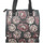 Sacs Femme Sacs porté main DDP Sac shopping  - Noir motif fleurs Multicolore
