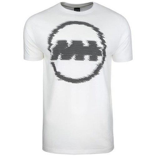 Vêtements Homme T-shirts manches courtes Monotox Mglitch Graphite, Blanc