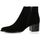 Chaussures Femme best boots 2018 grammy awards red carpet photos Boots cuir velours Noir