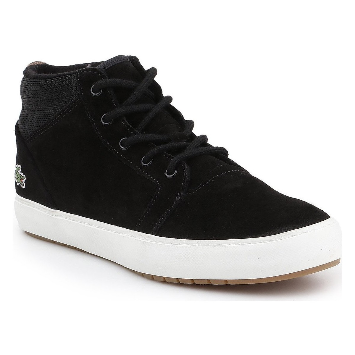 Chaussures Homme Baskets montantes Lacoste Ampthill Chukka 417 7-34CAW0065024 Noir