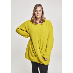 Vêtements Femme Sweats Urban Classics Sweatshirt femme grandes tailles Urban Classic wrapped jaune moutarde