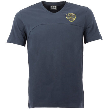 Vêtements Homme T-shirts manches courtes Ea7 Emporio cotton Armani Tee-shirt EA7 Bleu